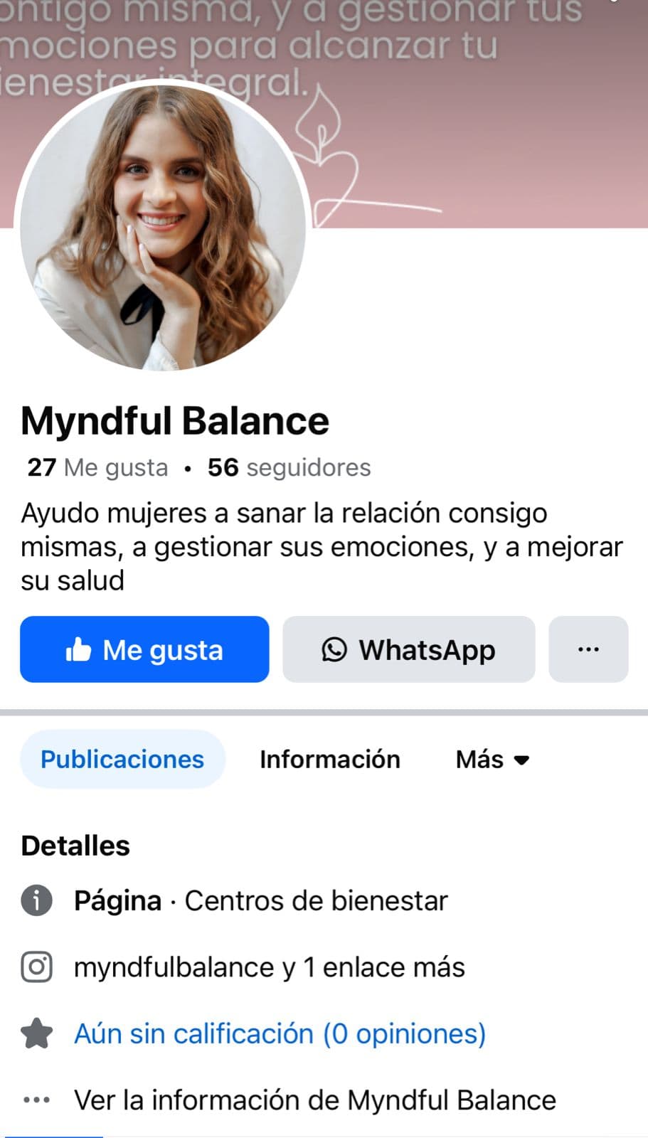 Feed de Facebook - Myndful Balance